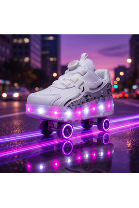 ROCKY PATENLİ IŞIKLI SPOR AYAKKABISI & TEKERLEKLİ SNEAKERS