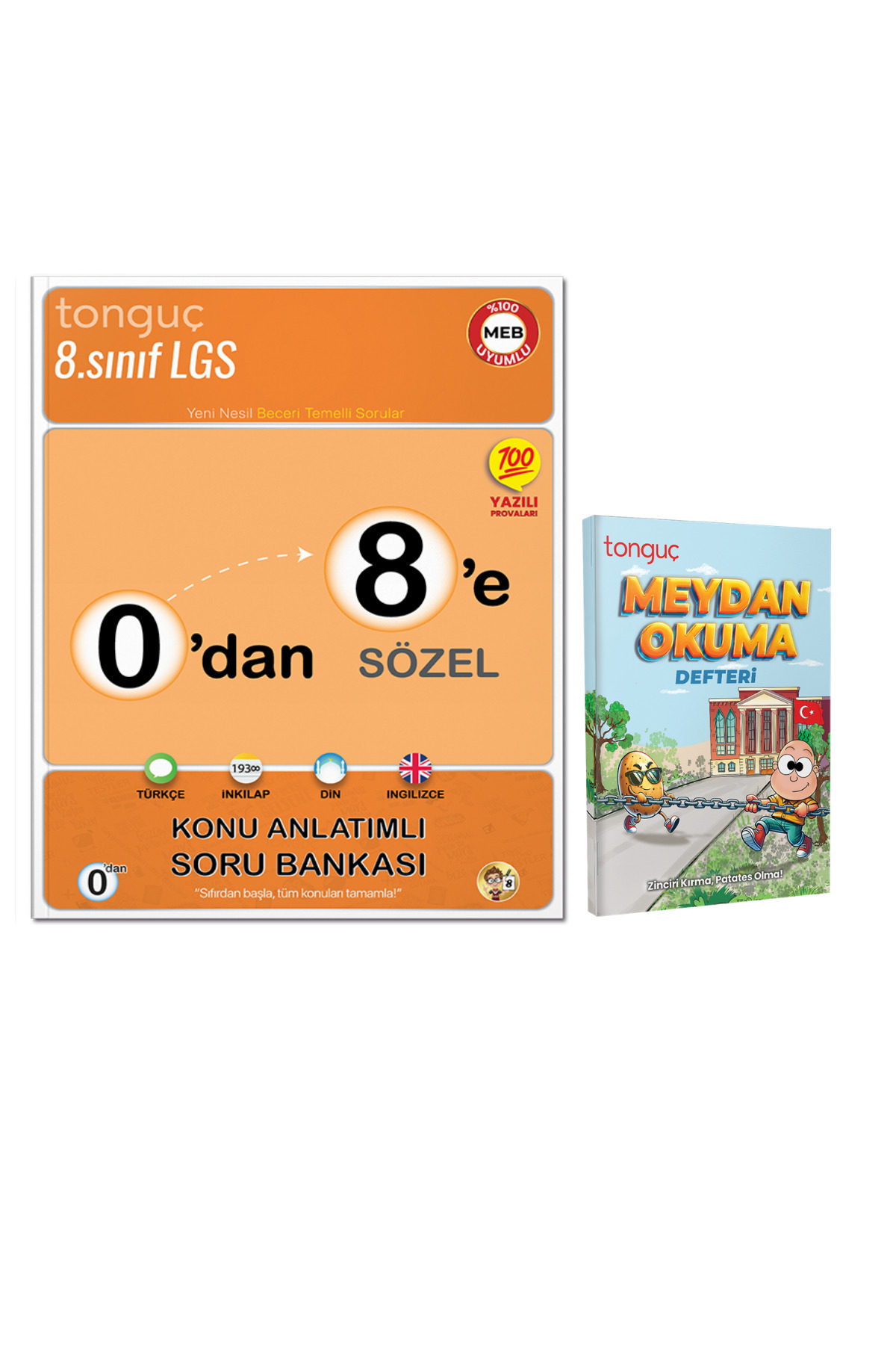 Tonguç Yayınları 0'dan 8'e Sözel Konu Anlatımlı Soru Bankası Ve