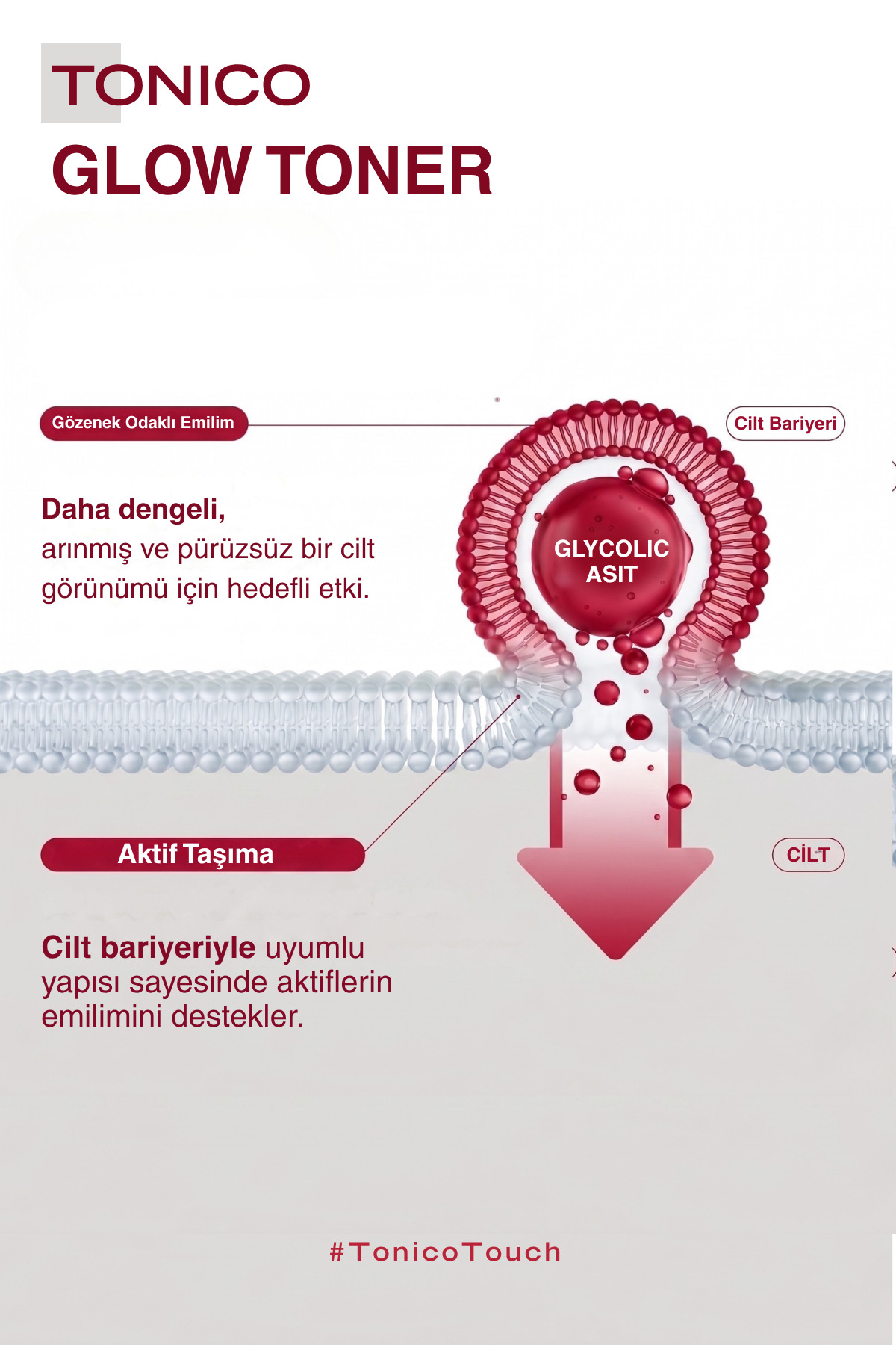 Glow Tonik | Canlandırıcı ve Aydınlatıcı Gözenek Sıkılaştırıcı Leke Karşıtı Tonik 200ml — 8684887324200 — تصویر 3 از 7
