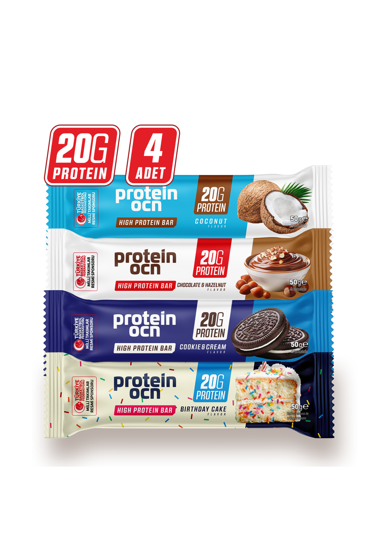 Proteinocean Protein Bar - Karma Kutu - 50g X 4 Adet - Fiyatı, Yorumları