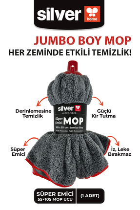 SİLVER HOME SİLVERHOME Süper Mop Emici Havlu Ucu 55*105