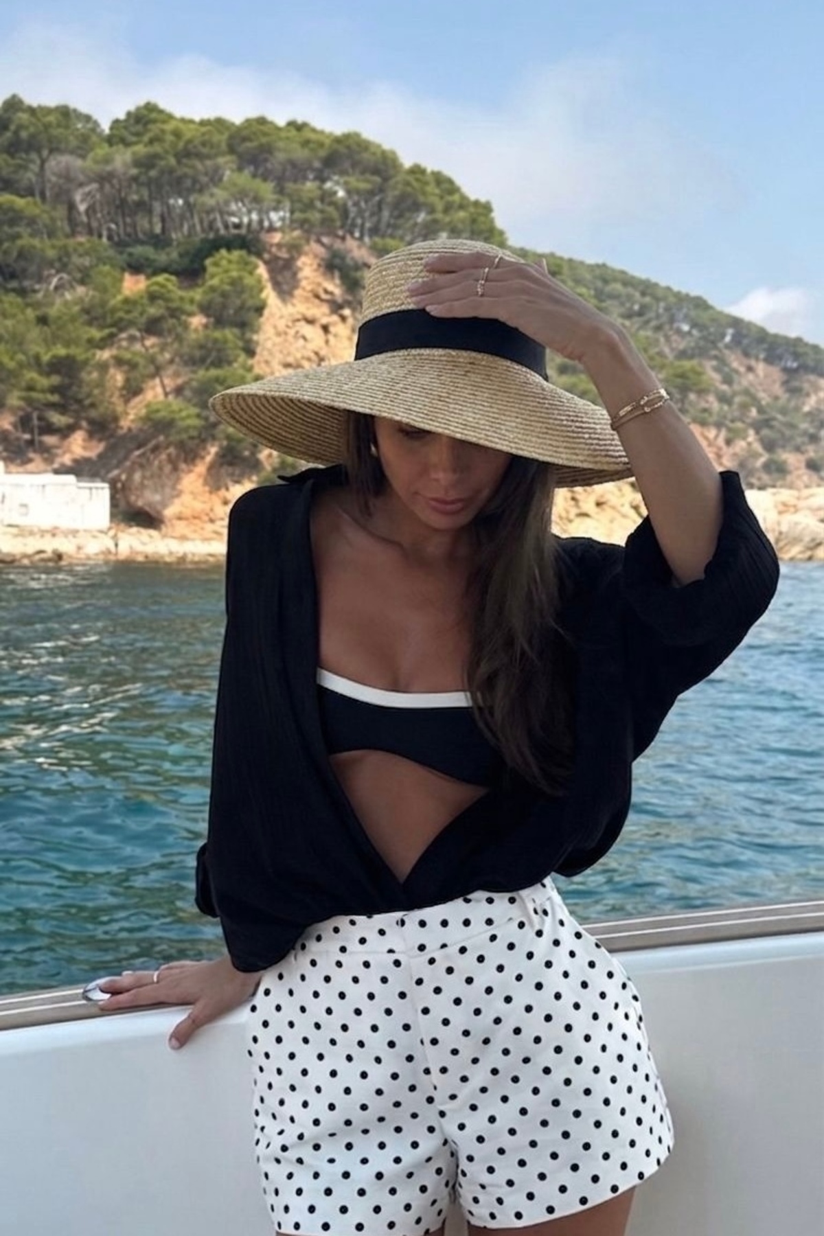 Women's Wicker Panama Hat