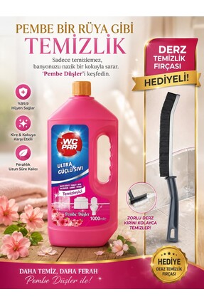 Walent Wcpar 1000 GR Ultra Güçlü Sıvı Pembe Düşler Duşakabin Derz Fayans Kloz...