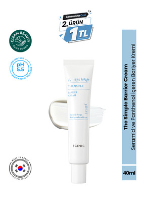 Scinic The Simple Barrier Cream Ceramide Nemlendirici Bariyer Kremi 40ml