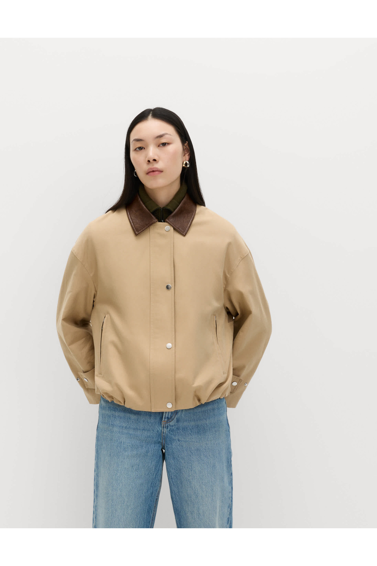 Marks & Spencer  Pamuklu Bomber Ceket - Görsel 5