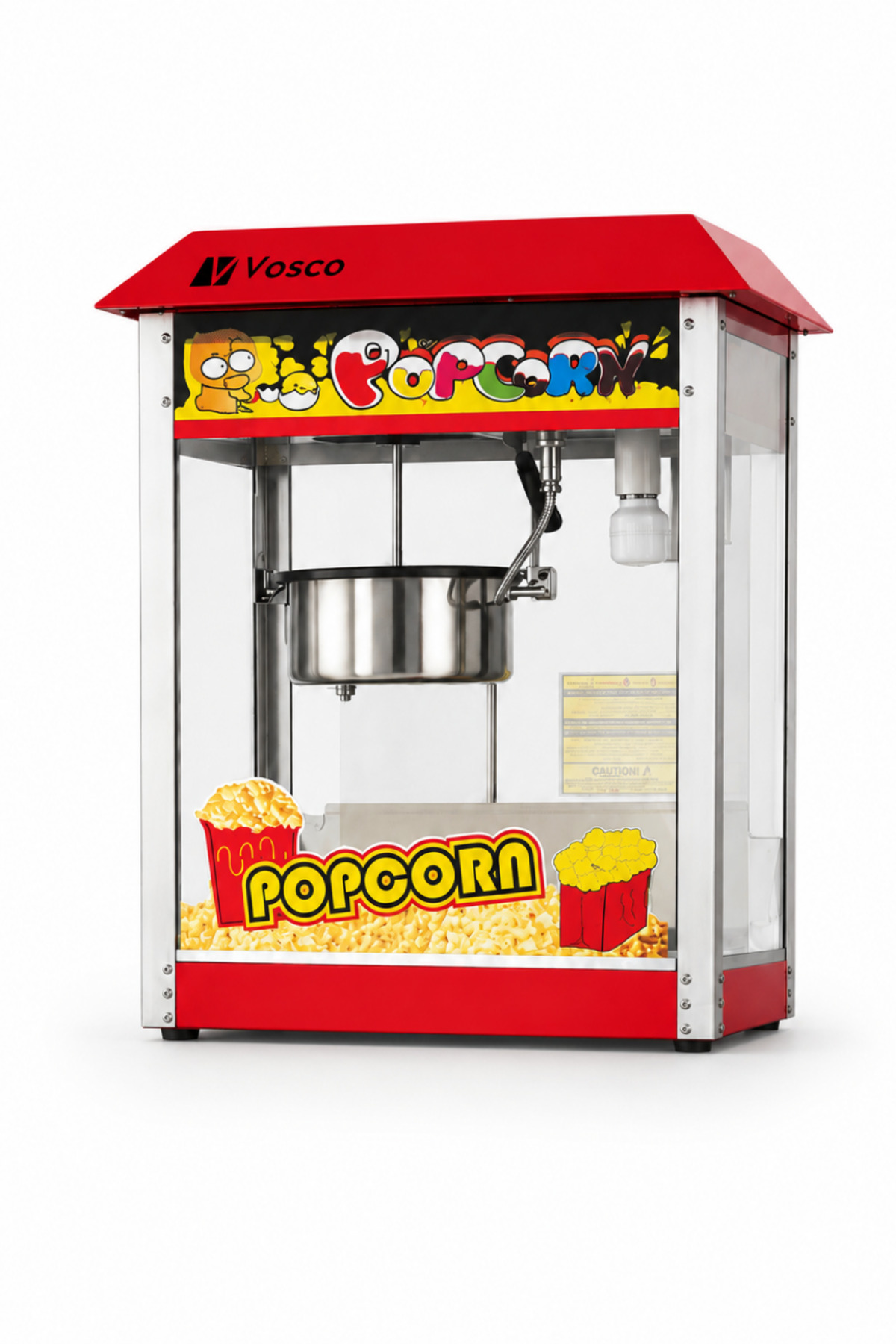 vosco Tezgah Üstü Otomatik Patlamış Mısır Makinesi – 300 gr