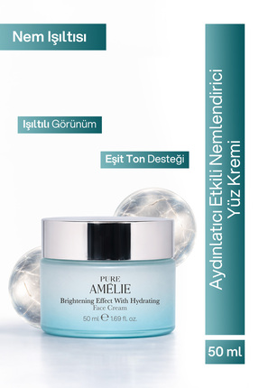 Pure Amelie Pure Amélie Aydınlatıcı Etkili Nemlendirici Yüz Kremi
