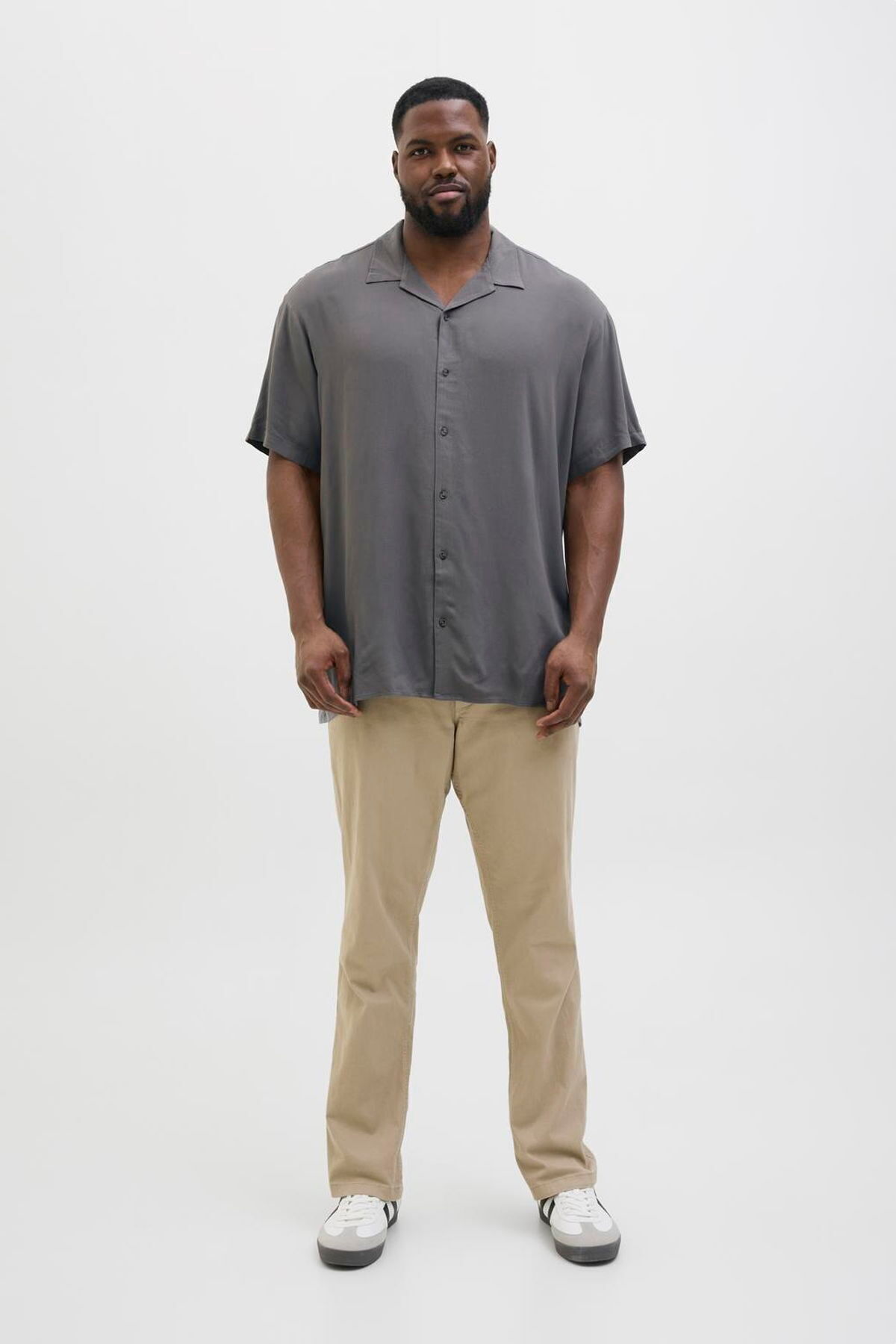 Jack & Jones Büyük Beden Kisa Kollu Gömlek - Jeff görsel 2