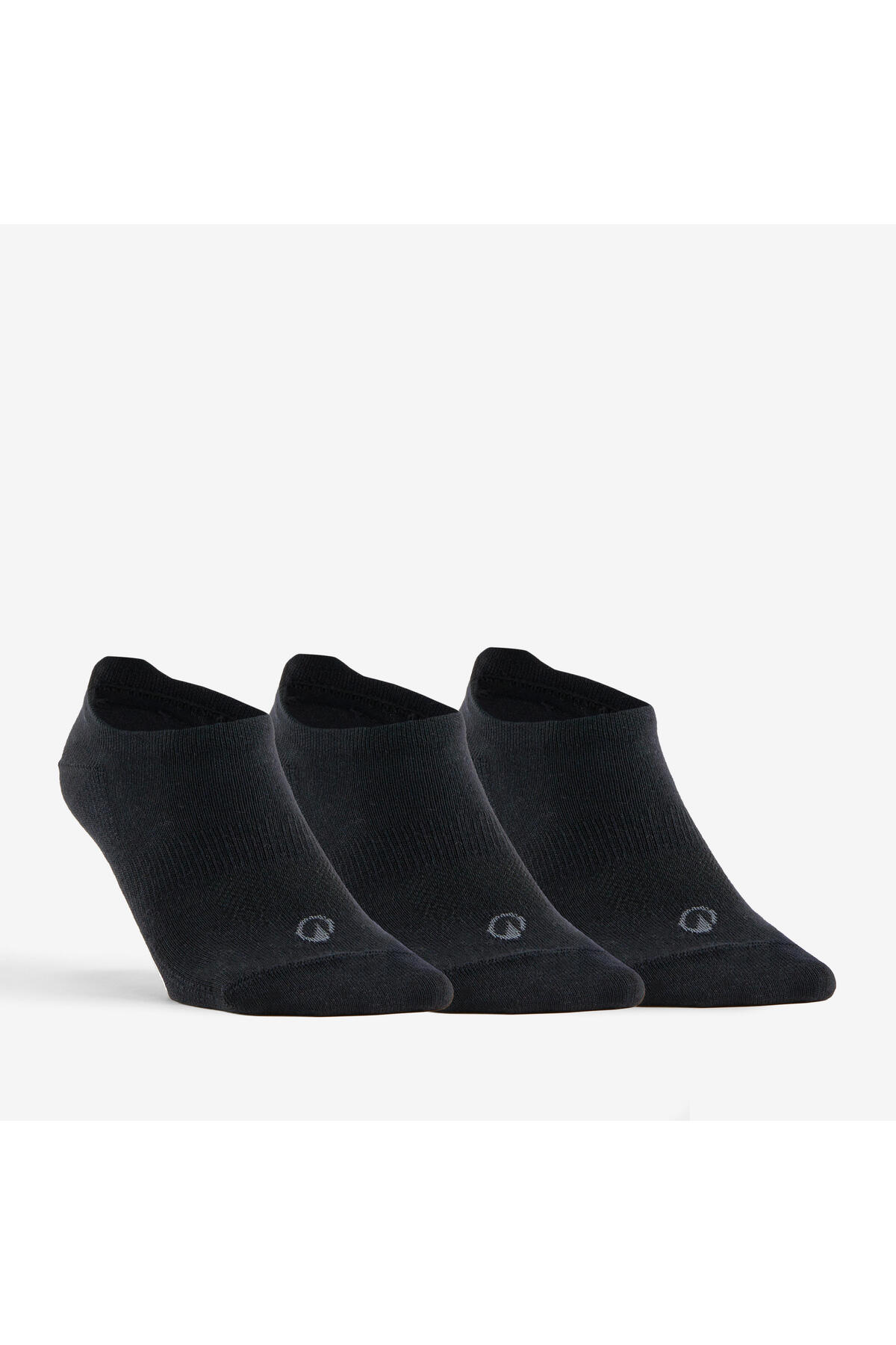 Sports Socks - Short Cone - 3 Pairs - Black - RS 160