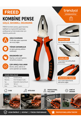 freed Kombine Pense 180mm