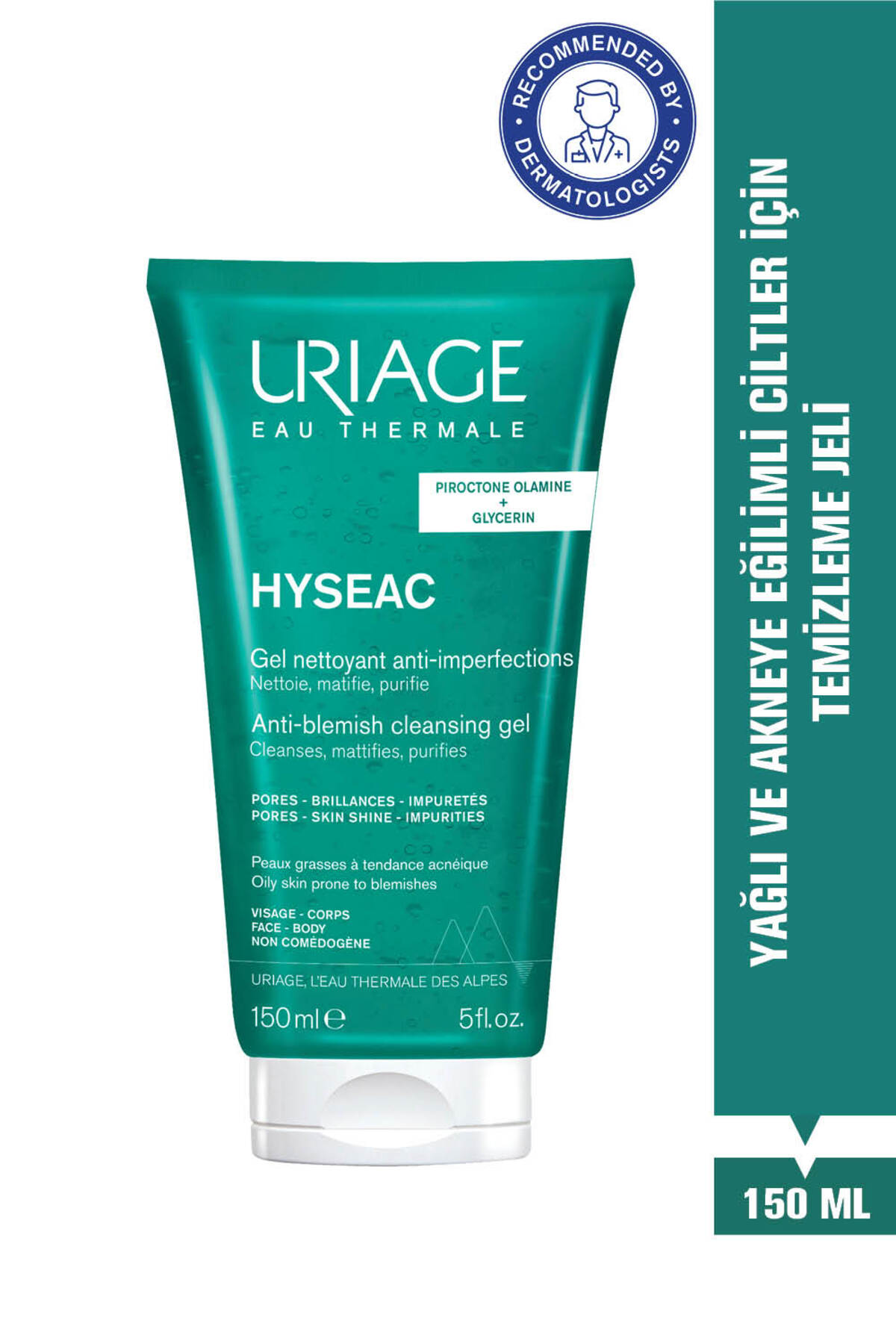 Uriage HYSEAC Akneye Eğilimli Ciltler İçin Temizleme Jeli 150 ml — 366143400097301