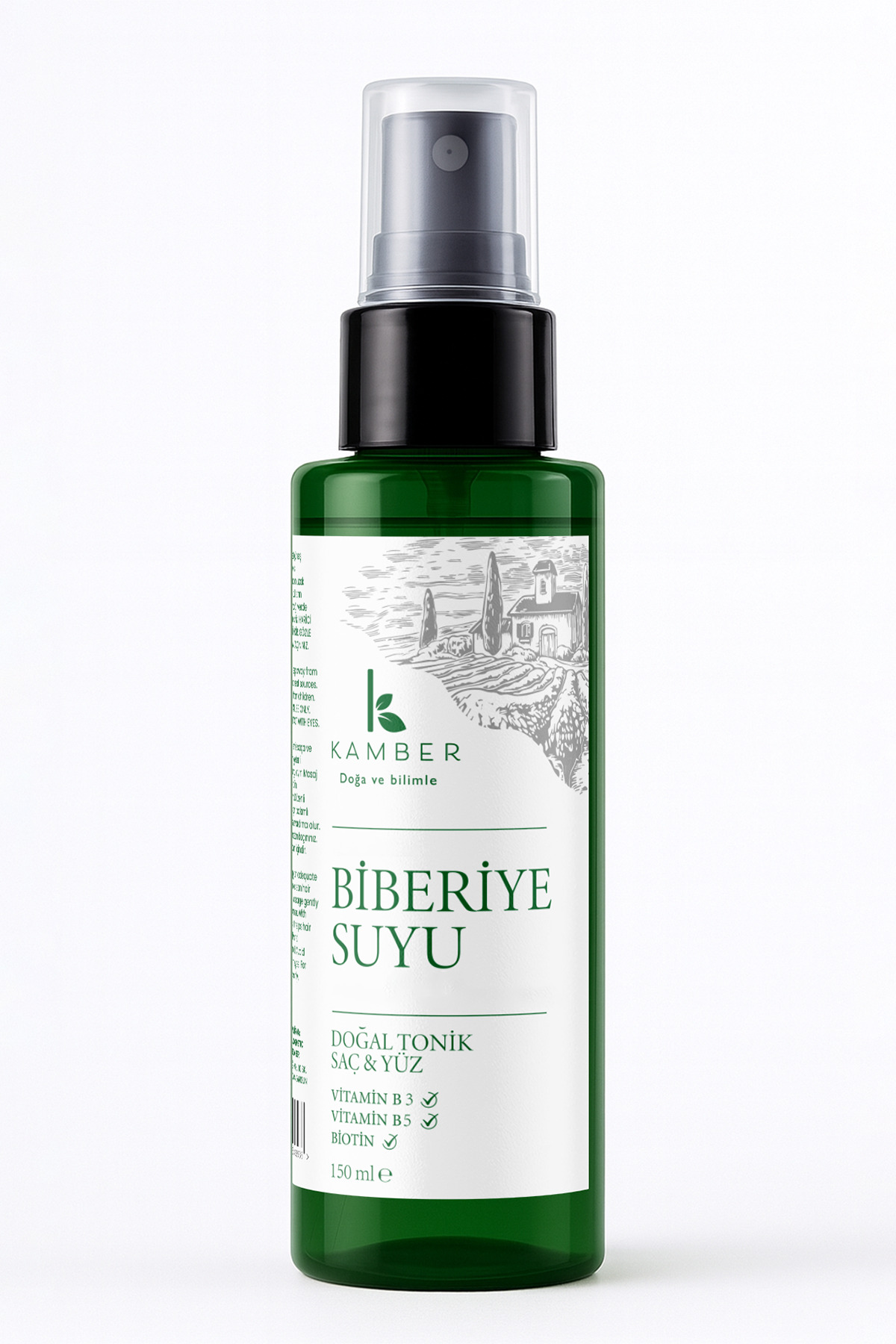 %100 Saf Biberiye Suyu %100 Saf Saç Toniği 200 ml — biberiye1