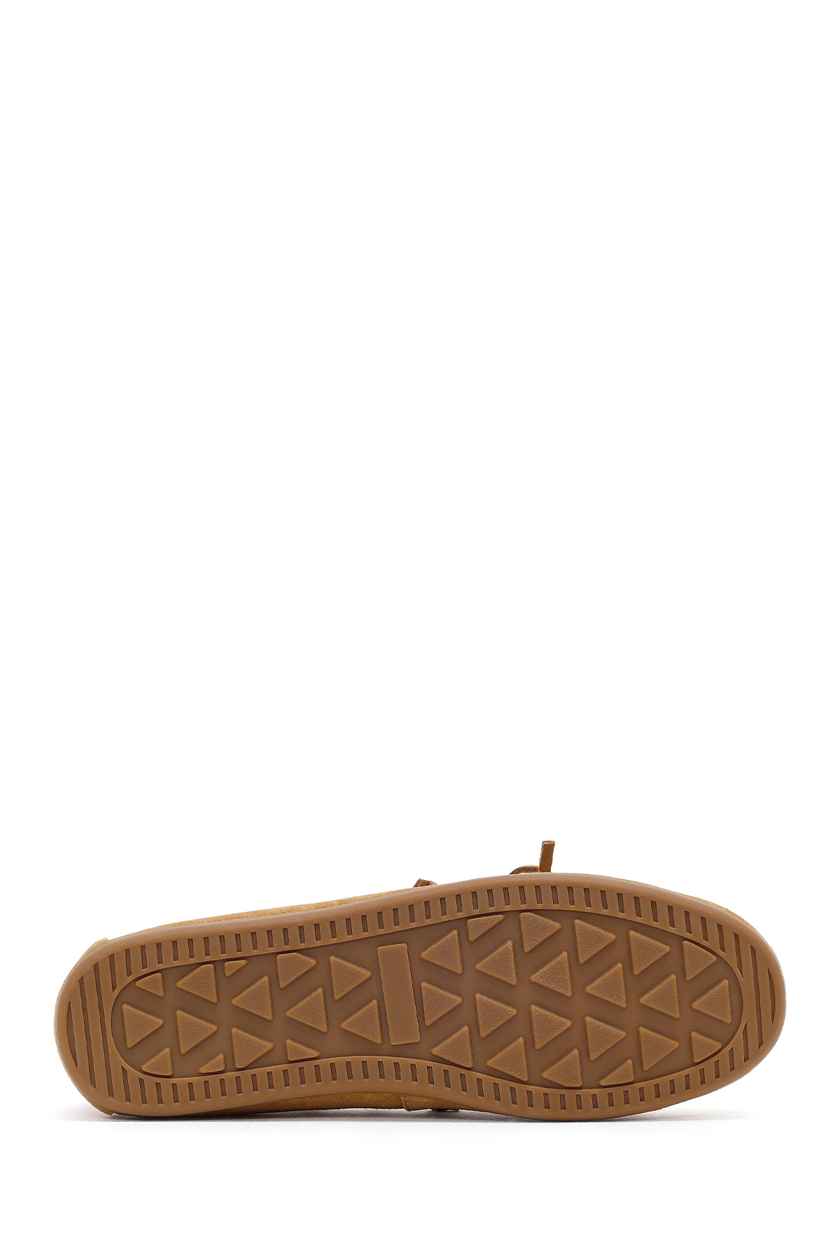 Derimod Kadın Bej Süet Deri Loafer 26PFD552410 görsel 5