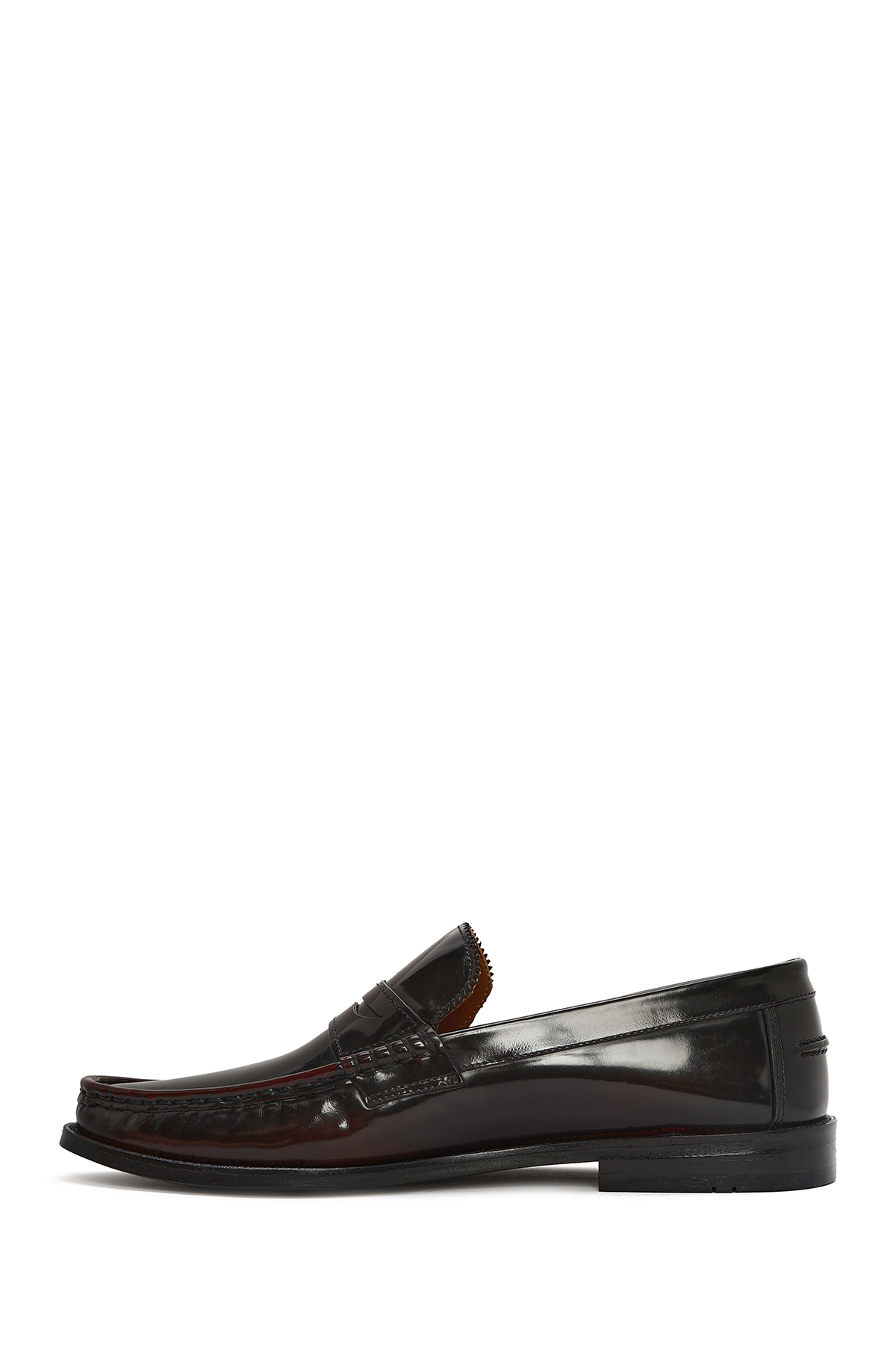Derimod Erkek Bordo Deri Klasik Loafer 26SFD601722 görsel 3