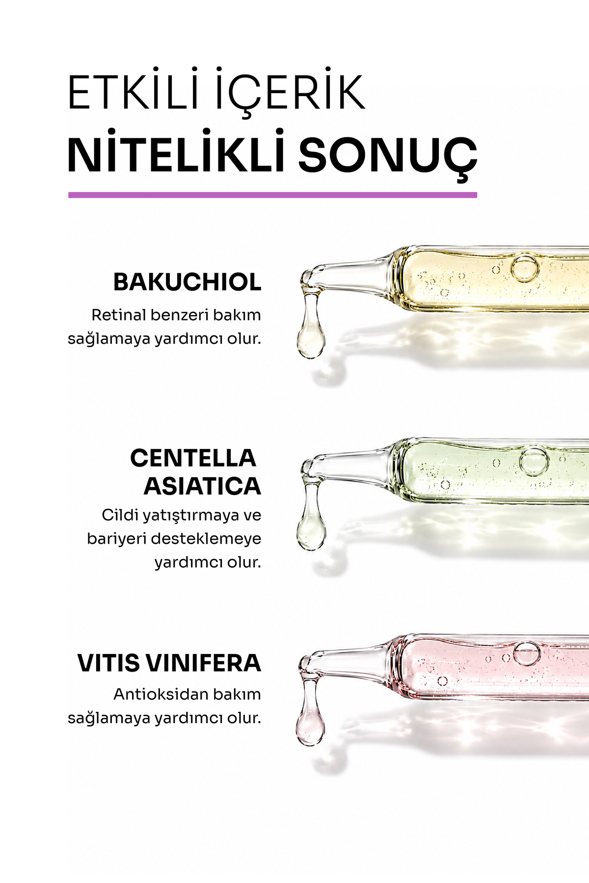 Kırışıklık Karşıtı Bakuchiol Serum | Doğal Retinol Alternatifi Yaşlanma Karşıtı Bakım | 30 ml — BAKUCHIOL — تصویر 5 از 8