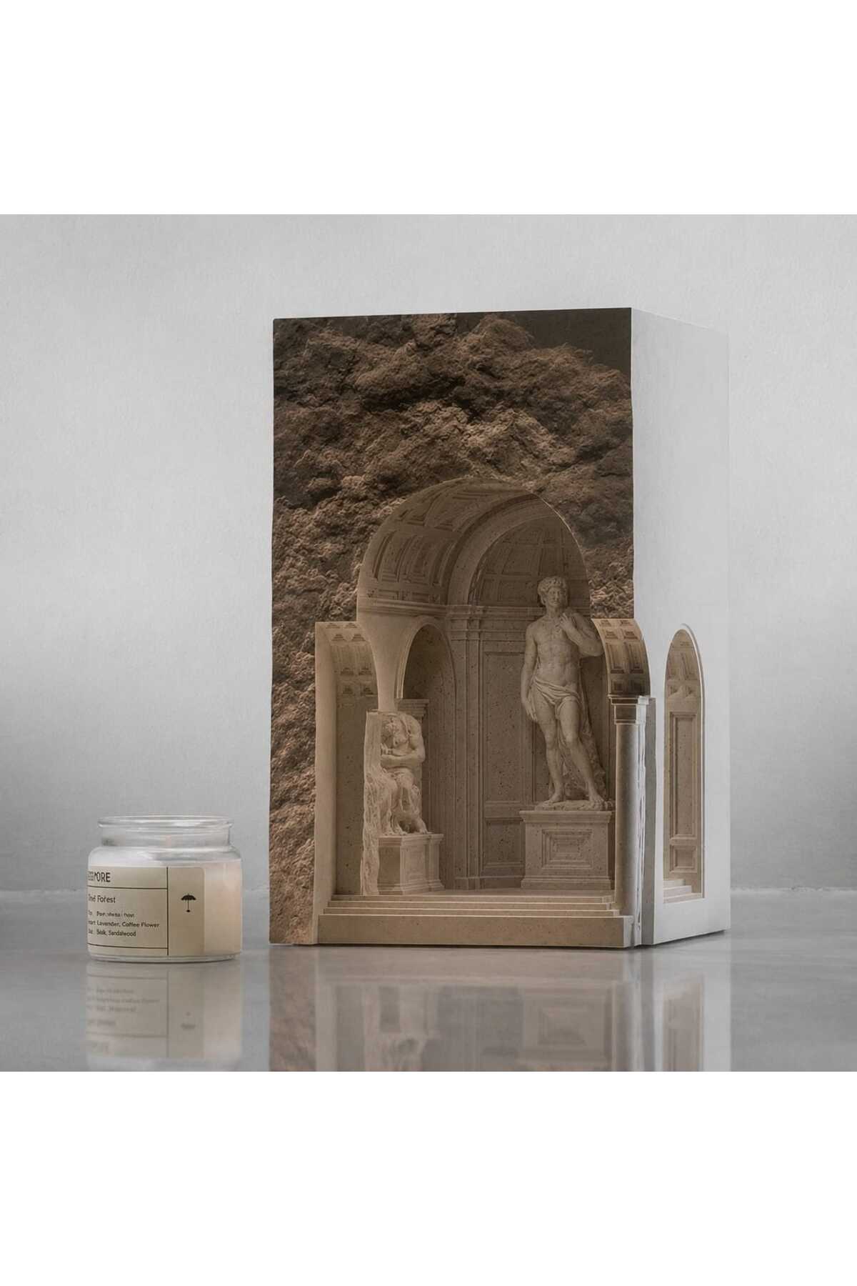Michelangelo David Statue Renaissance Design Sculpture 25cm