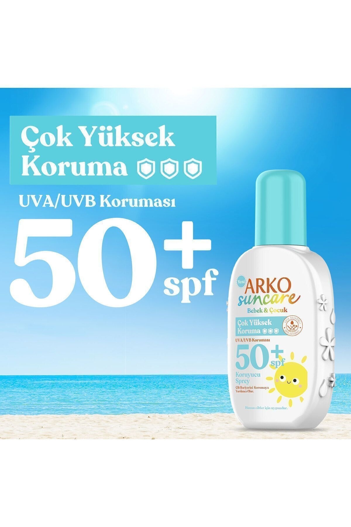 SUNCARE KORUYUCU SPREY BEBK ÇOCK SPF50+ 200LM 1 ADET — 515748 — تصویر 4 از 5