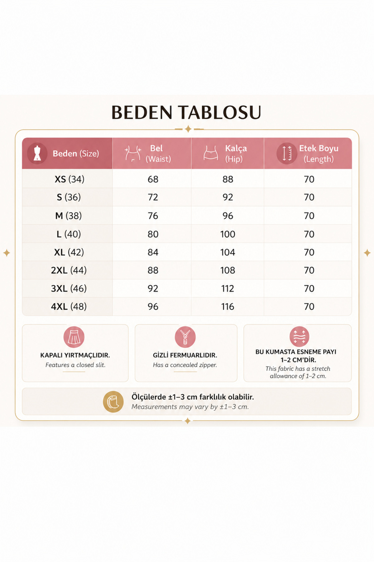 YAXİ Kahverengi Kalem Midi Dokuma Etek görsel 4