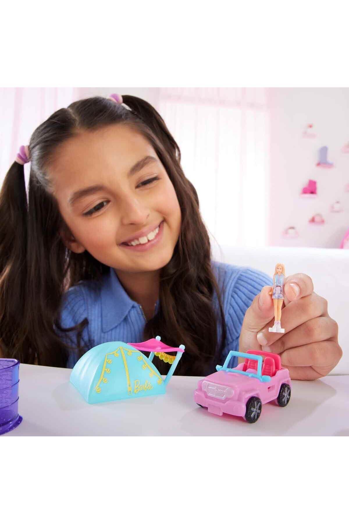 Barbie Mini Barbieland Aracı HYF38 - Araba Ve Çadır Hyf43 - Fiyatı