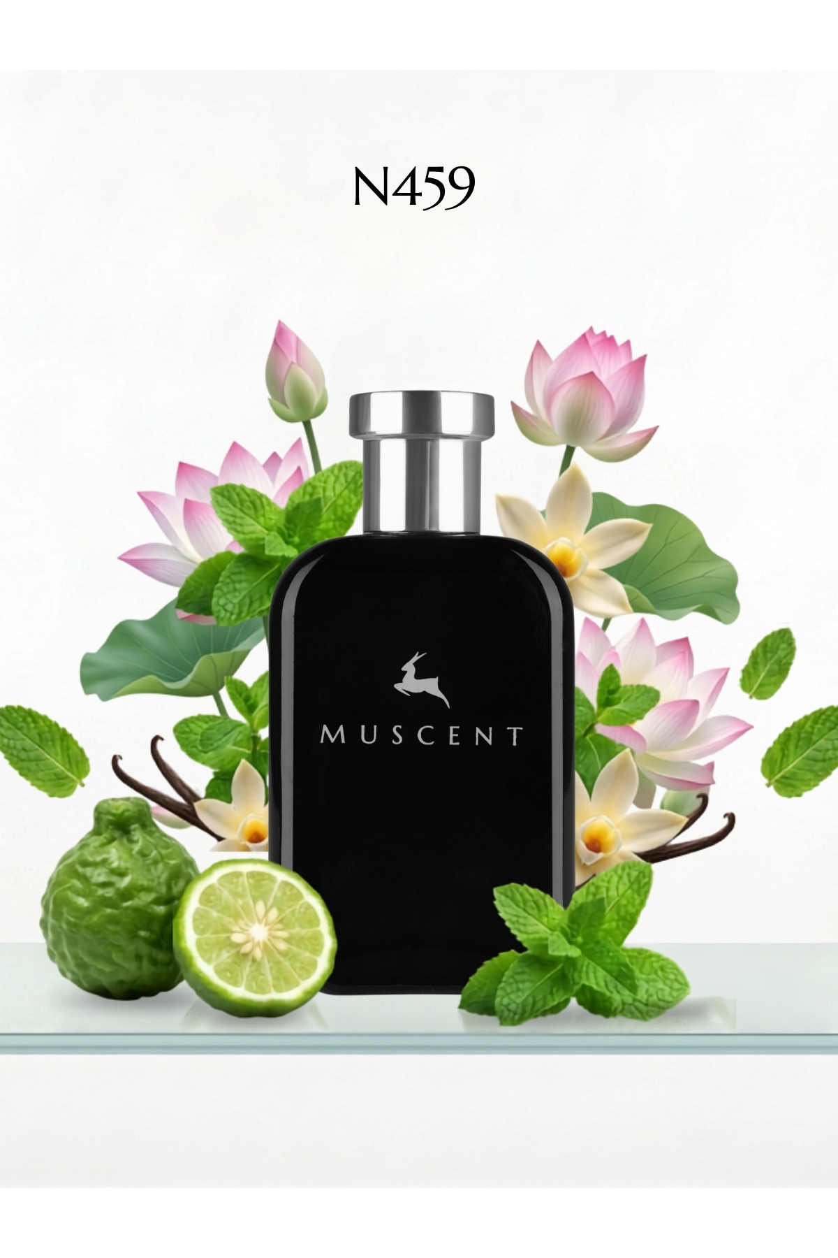 ナガセ　オートリフター2本&スペシャルおまけ付き MUSCENT N459 Herbal Aqua 50 ml. - Fiyatı, Yorumları