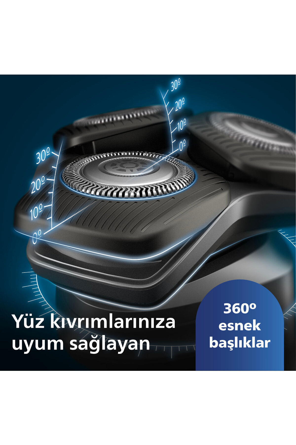 5000 S5887/10 series razor, fly-over razor, wet and dry application, precision mica