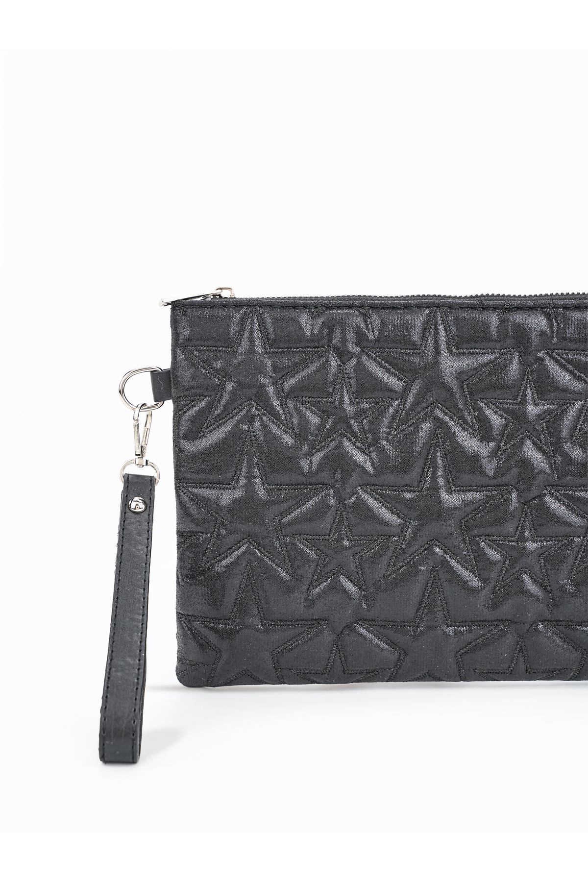 MyleeButik Yıldız Nakışlı Star Kadın Kapitone Portföy El Çantası & Clutch görsel 2