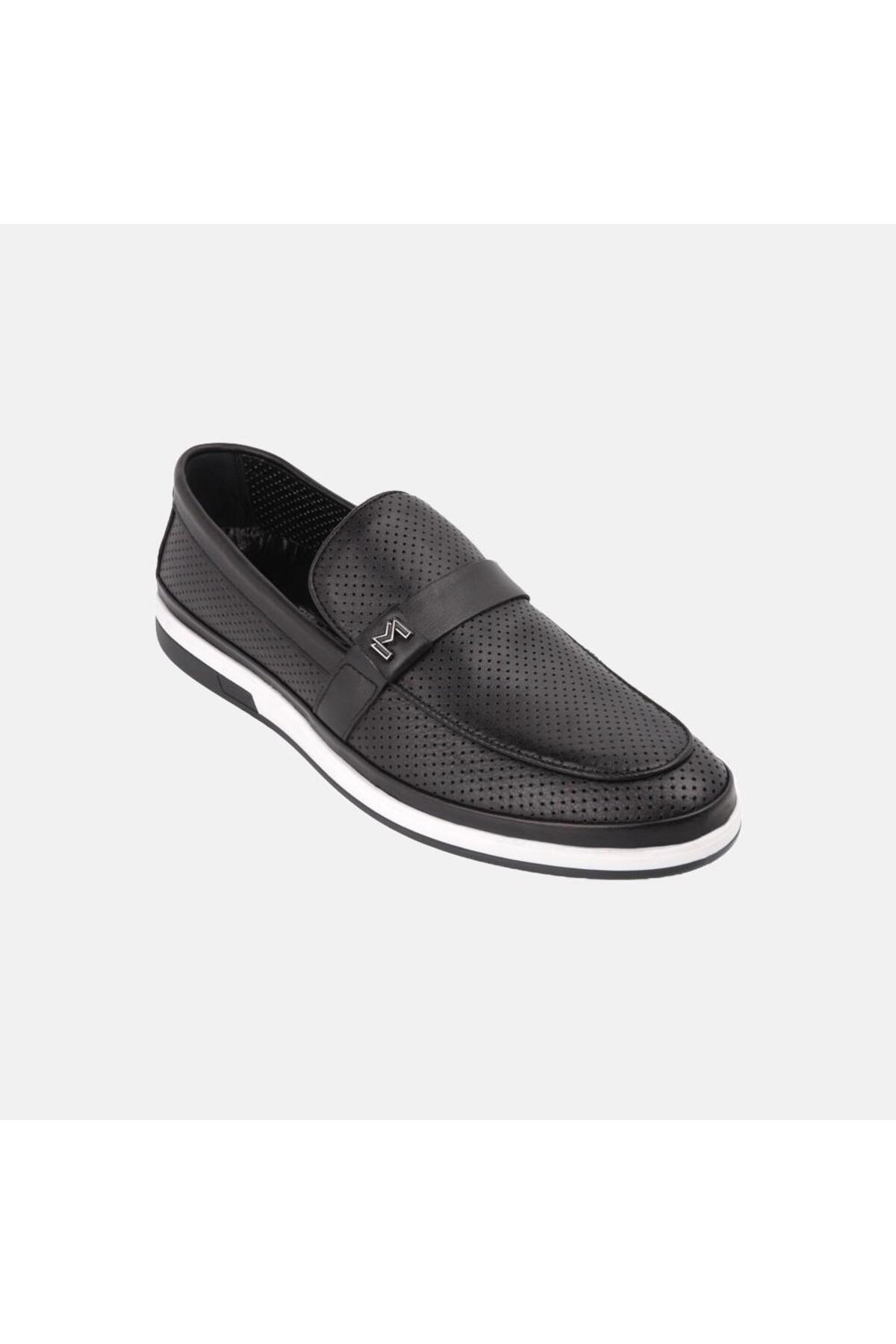 MARCOMEN 15166 LOAFER DELİKLİ YAZLIK DERİ ERKEK AYAKKAB - Fiyatı