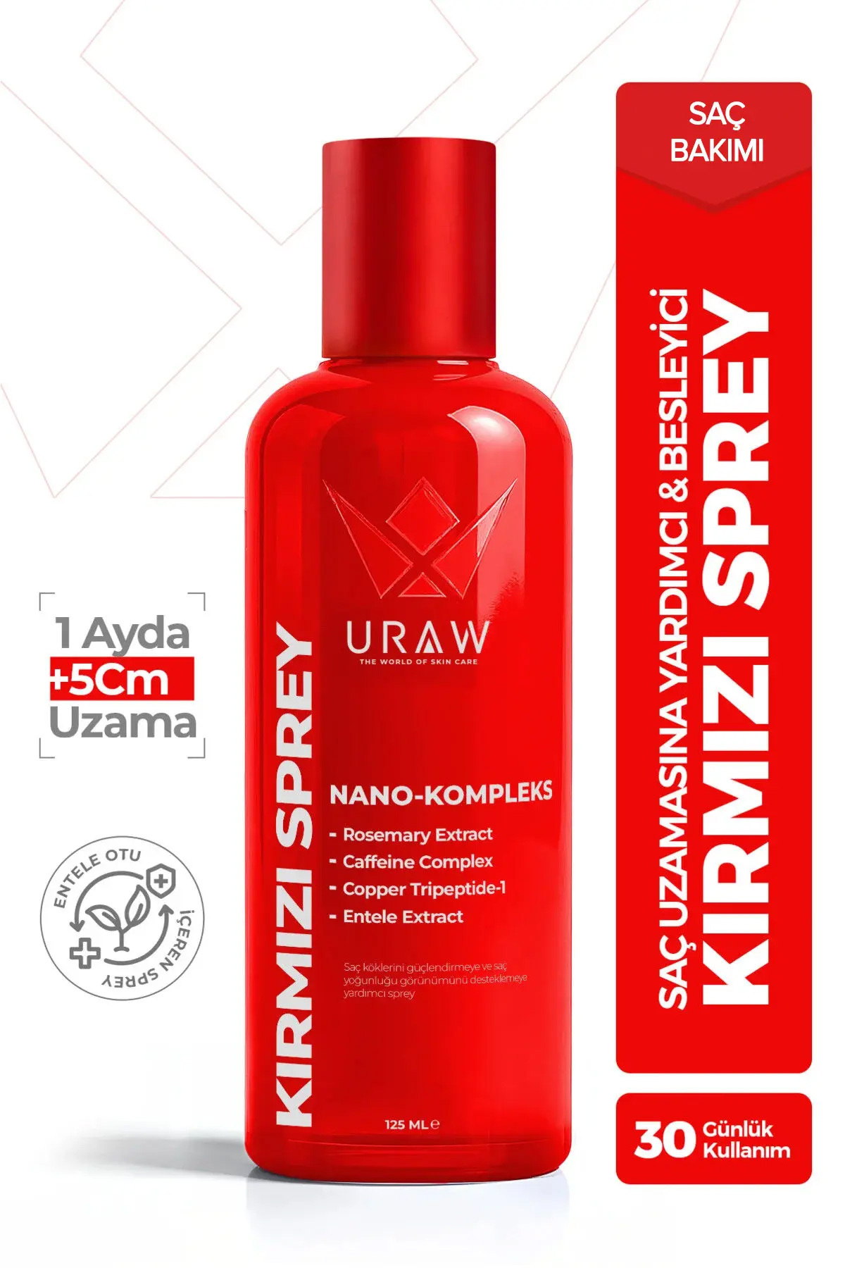 Uraw Kırmızı Sprey | Saç Uzamasını Destekleyici ve Dökülme Karşıtı Sprey — TYC72289A5997F2BCF6C83900