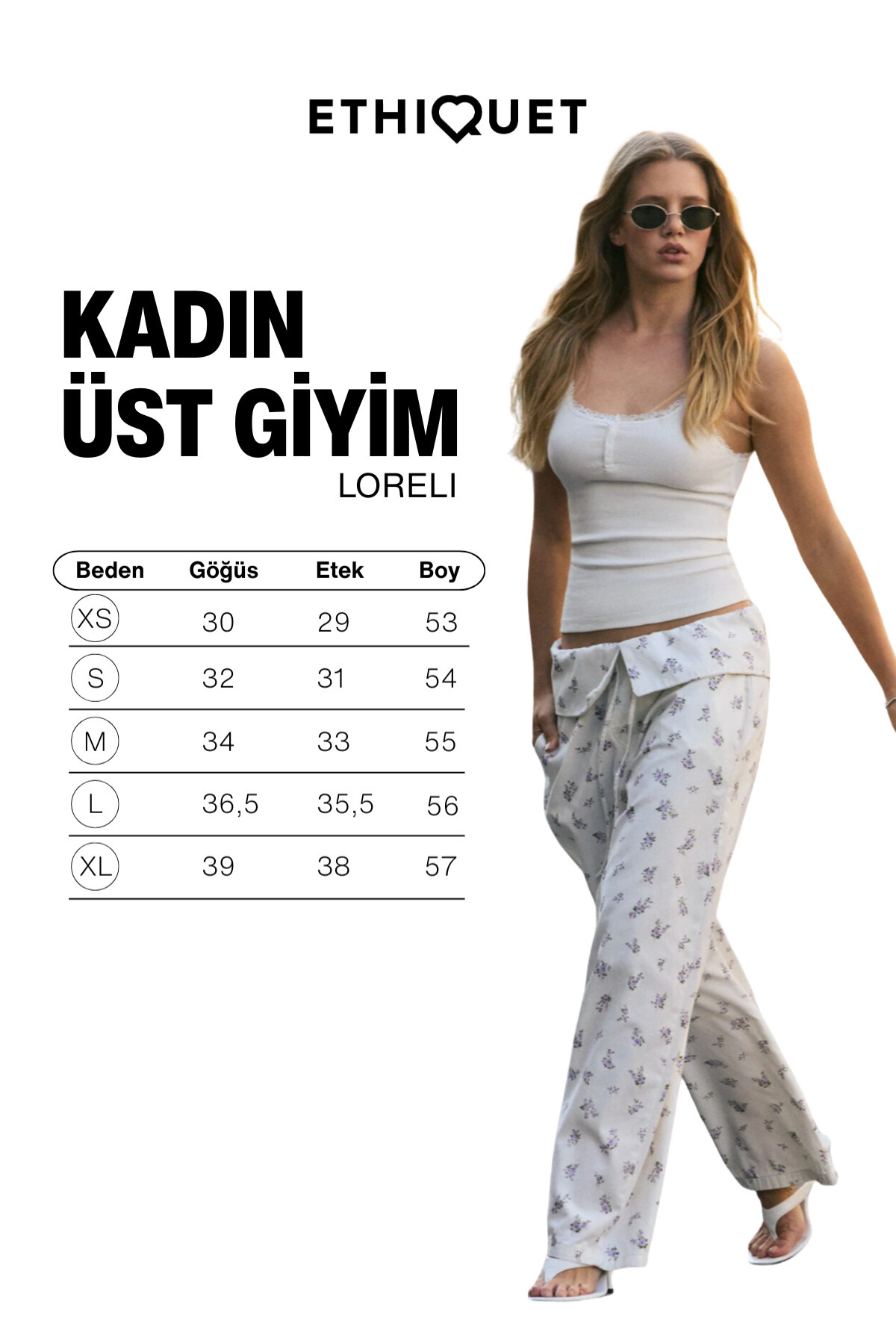 ETHIQUET LORELI Kadın Yumuşak Ve Esnek Kumaşlı Organik Pamuklu Düğme Ve Dantel Detaylı Ekru Atlet görsel 6