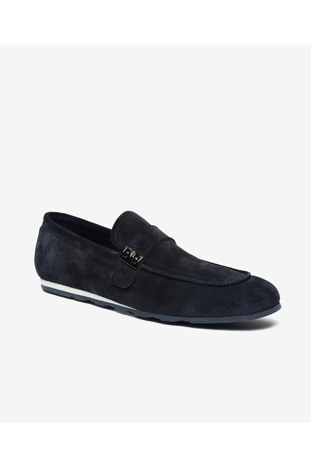 Greyder Erkek Lacivert Hakiki Deri Loafer Ayakkabı 6Y1UA64756 görsel 2