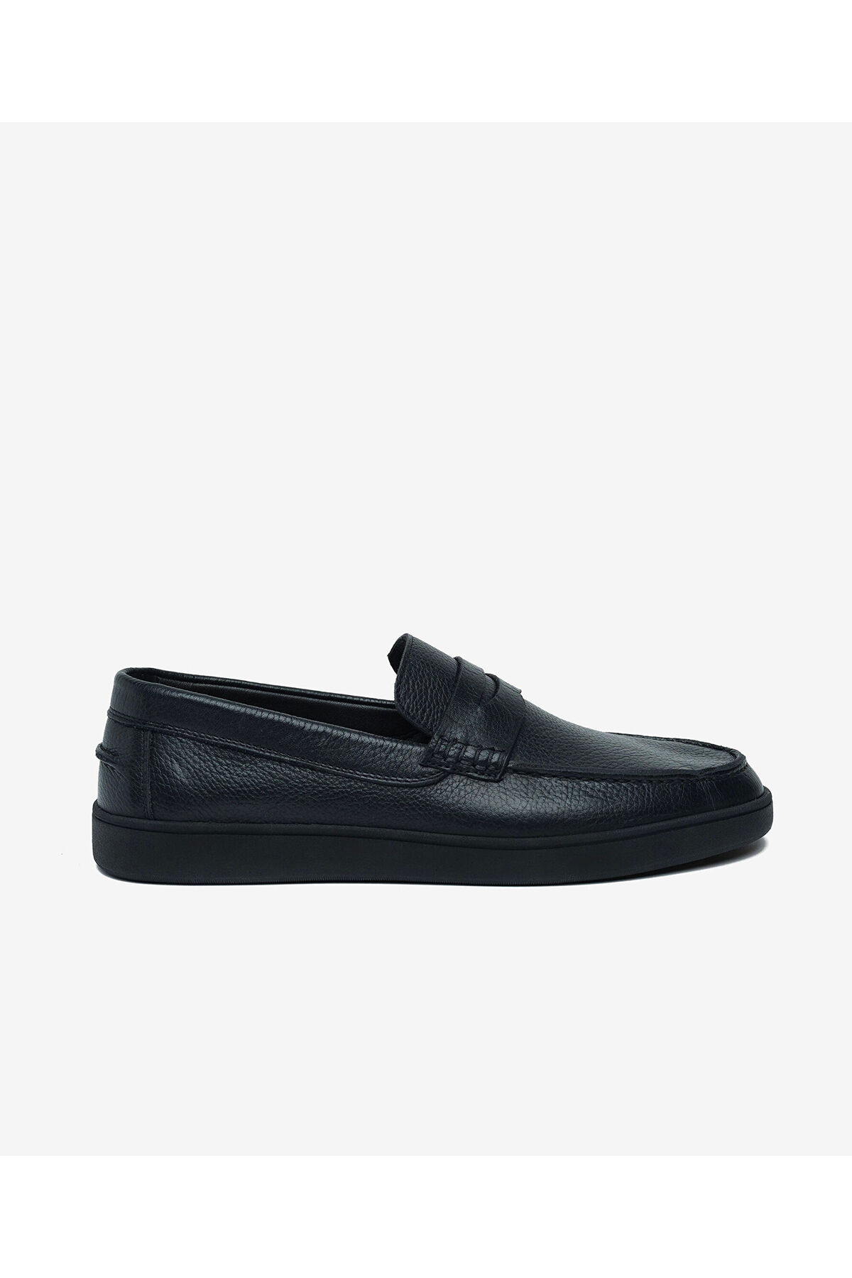 Greyder Erkek Siyah Hakiki Deri Loafer Ayakkabı 6Y1UA64757