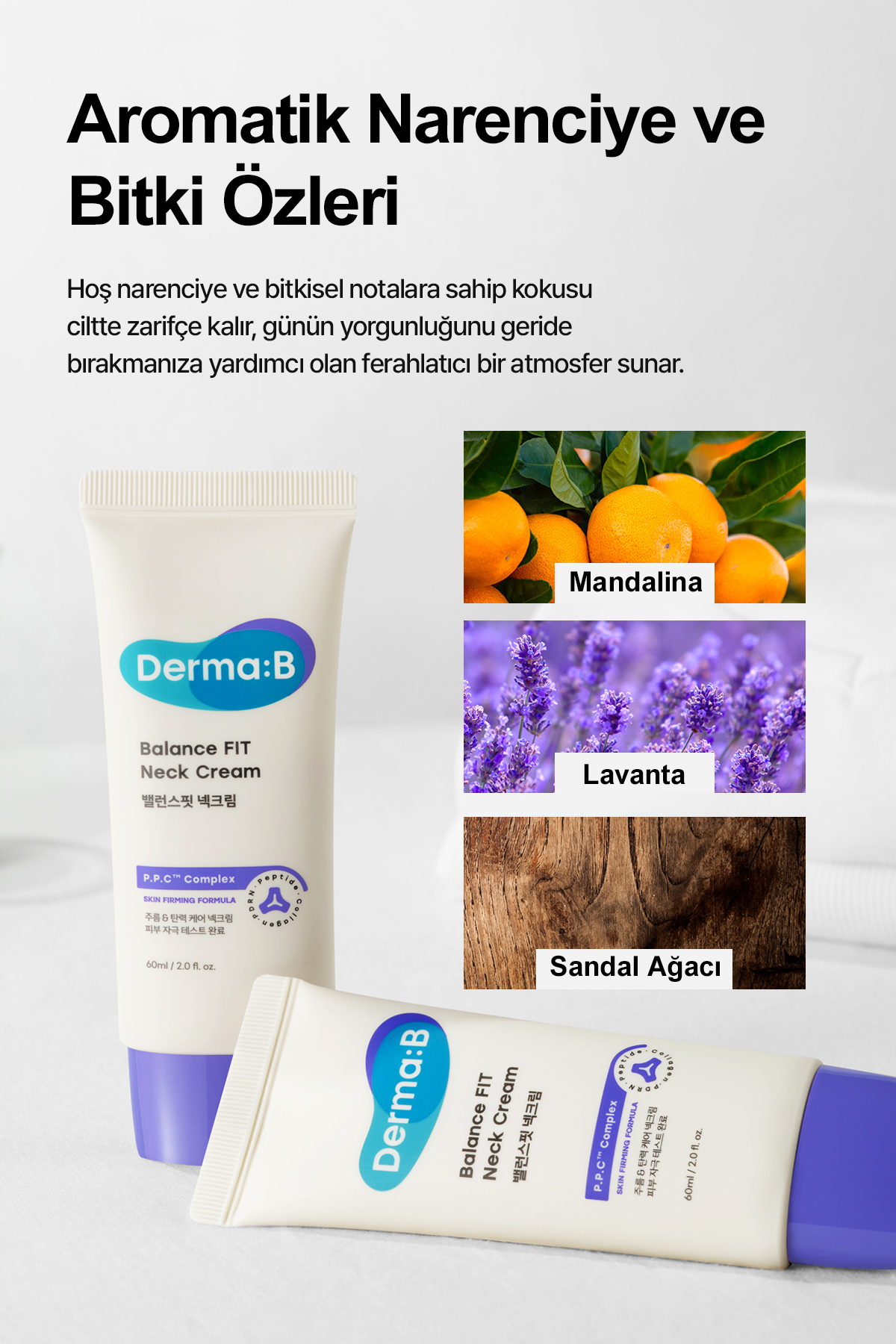 PDRN ve Kolajen İçerikli Kırışıklık Karşıtı, Aydınlatıcı Boyun Kremi DERMA:B Balance FIT Neck Cream — 9827 — تصویر 8 از 9