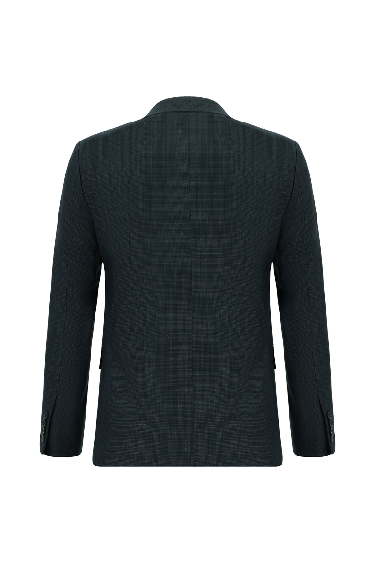 7 Drop Super Slim Fit Eksra Dar Kesim Desenli Takım Elbise — سبز KSSZ1E70AR002 — تصویر 3 از 5