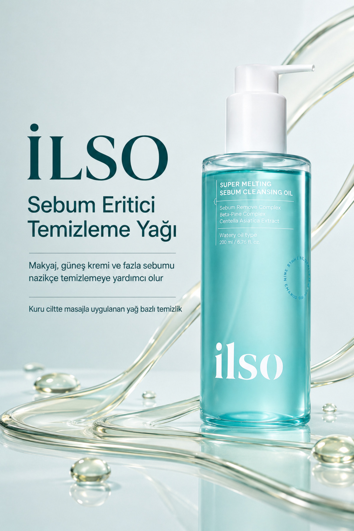 İlso Sebum & Gözenek Temizleyici Yağ Bazlı Temizleyici — ILSO3