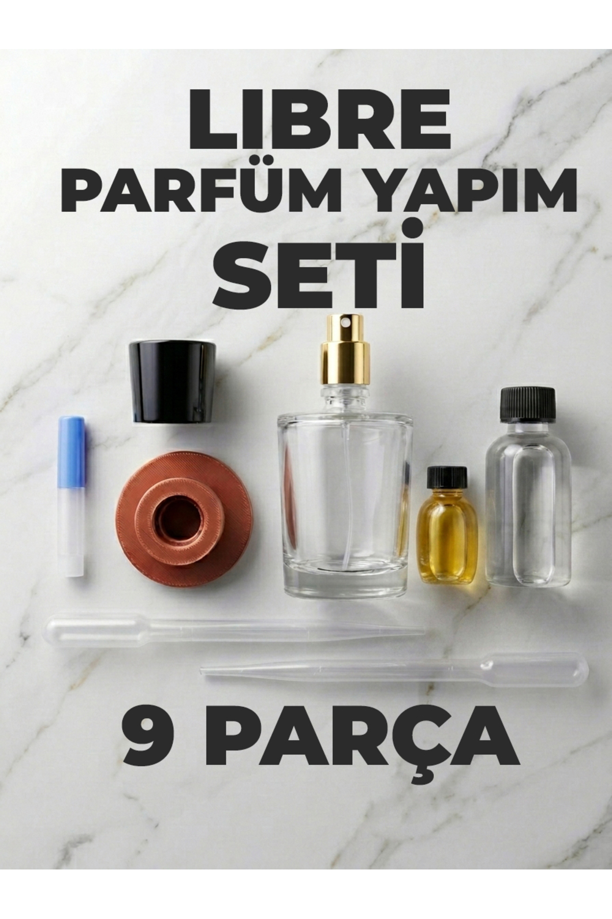 Libre Esanslı Parfüm Yapım Seti 50 ML – Lavanta, Portakal Çiçeği, Misk ve Vanilya Notalı
