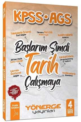 Yönerge Yayınları 2026 KPSS MEB-AGS Başlarım Şimdi Tarih Çalışmaya Karikatür ...