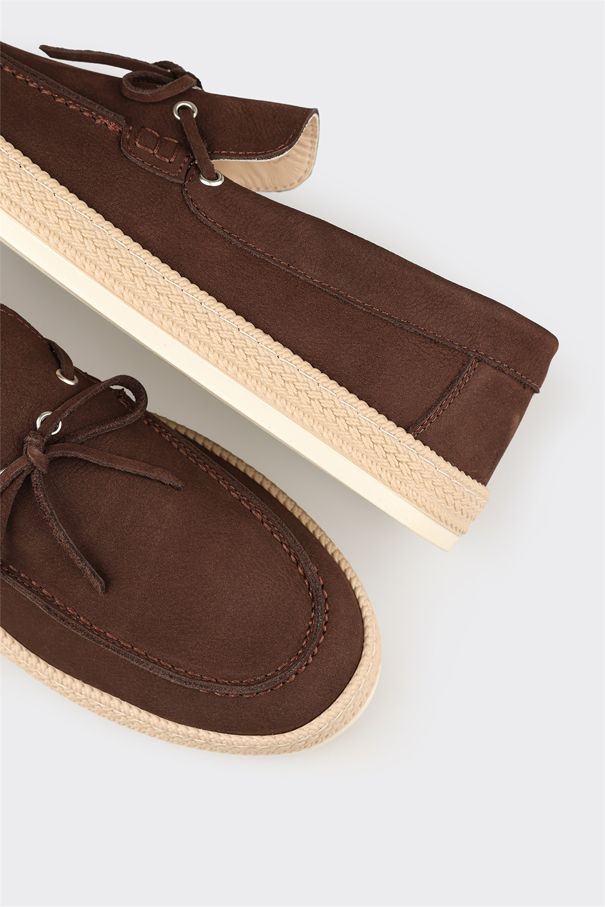 Elle Shoes Kahve Deri Erkek Günlük Ayakkabı görsel 5