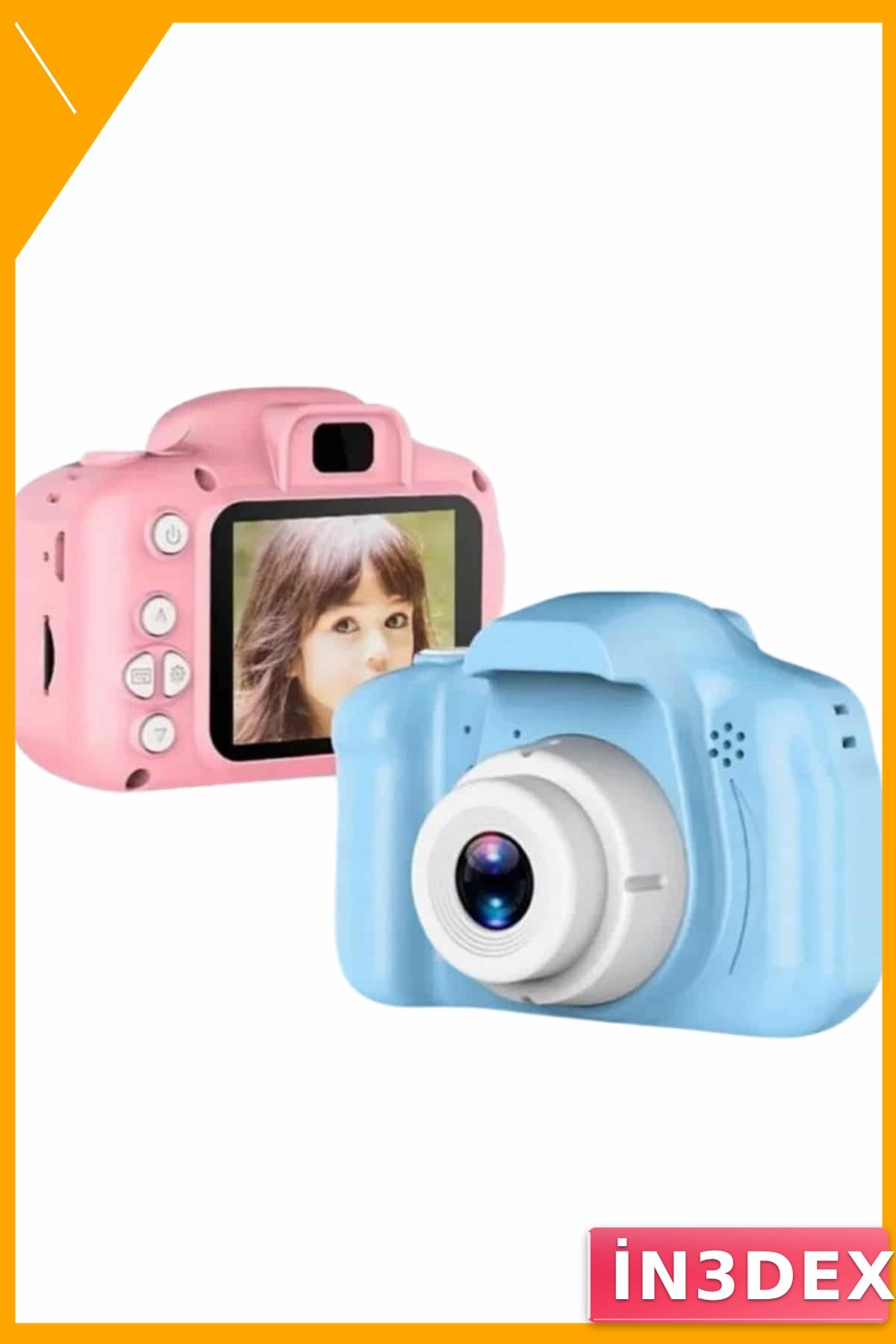 Mini Çocuk Dijital Fotoğraf Makinesi 2.0 İnç Ekran 1080P HD
