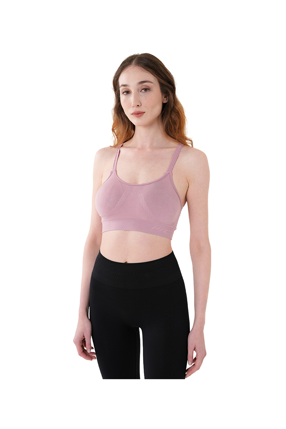 MUSCLECLOTH Nova Seamless Sırt Detaylı Bra Pembe