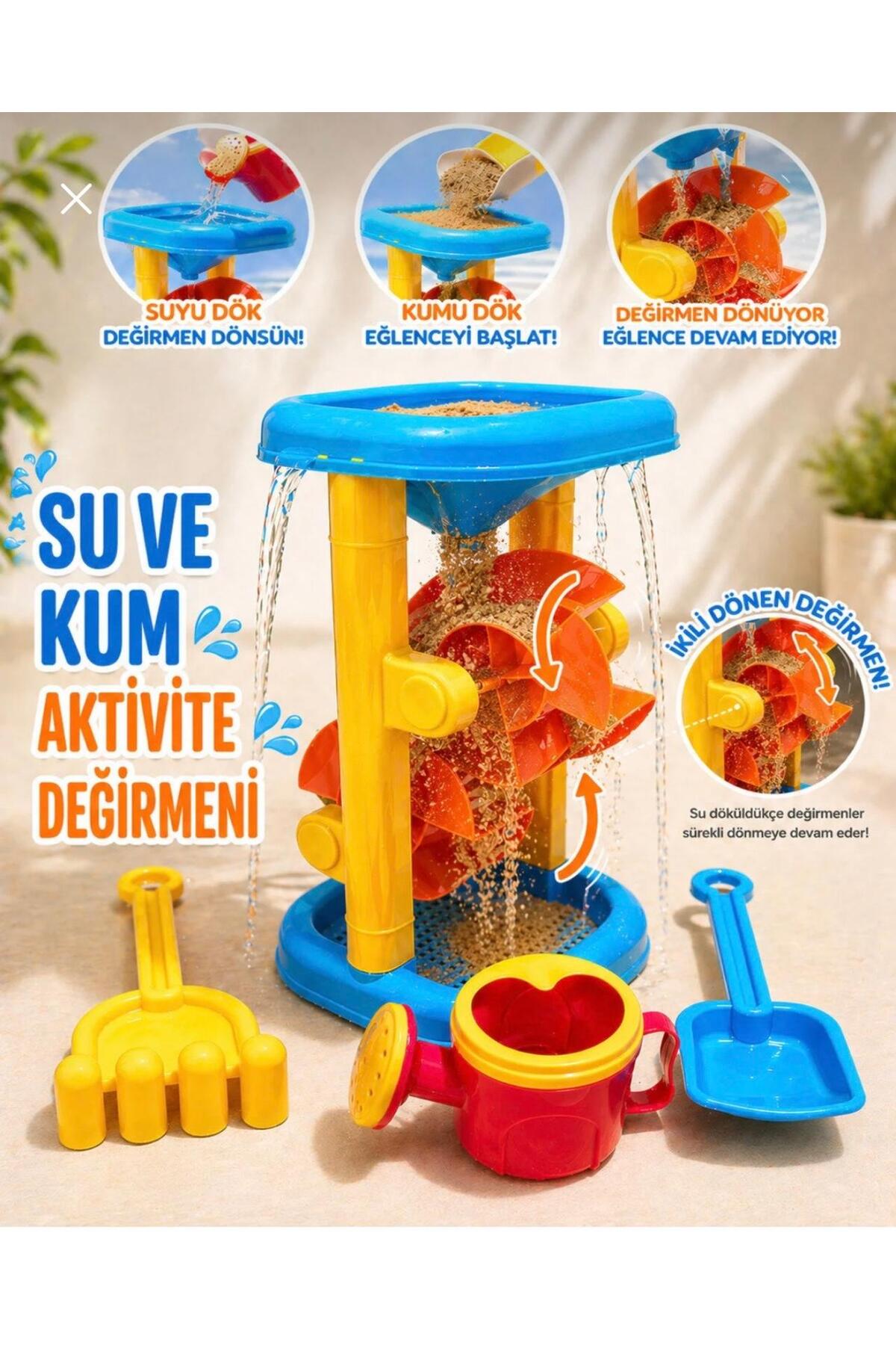 WATER SAND ACTIVITY MILL TOY BEACH PLAY SET
