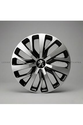luvak PEUGEOT Partner Uyumlu JantKapağı - 15 İnç - 1 Takım (4 adet) - Çelik g...