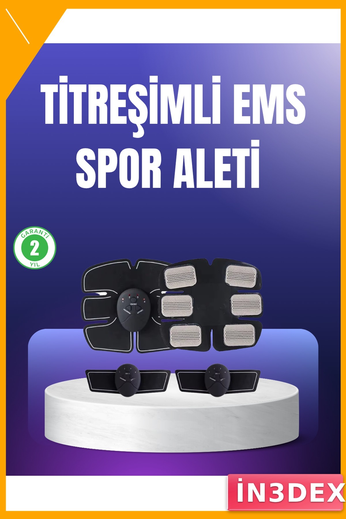 EMS vücut Geliştirme Cihazı Titreşimli 6 Modlu Taşınabilir