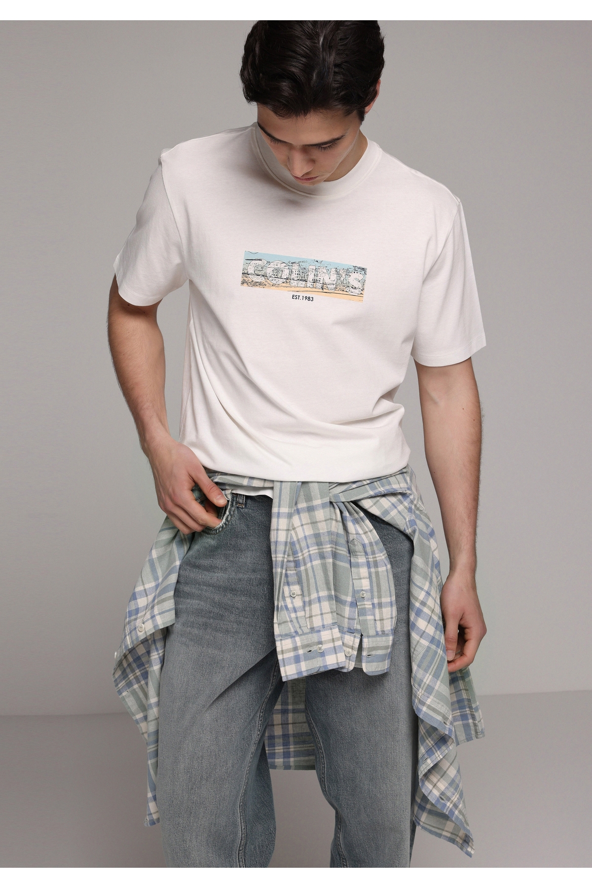 تیشرتمردانهColin'sسفید