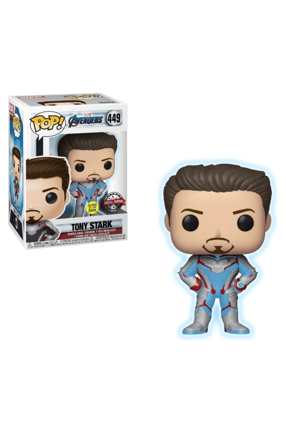 Funko Avengers - Tony Stark (Glow in the Dark) Pop! Vinyl #449