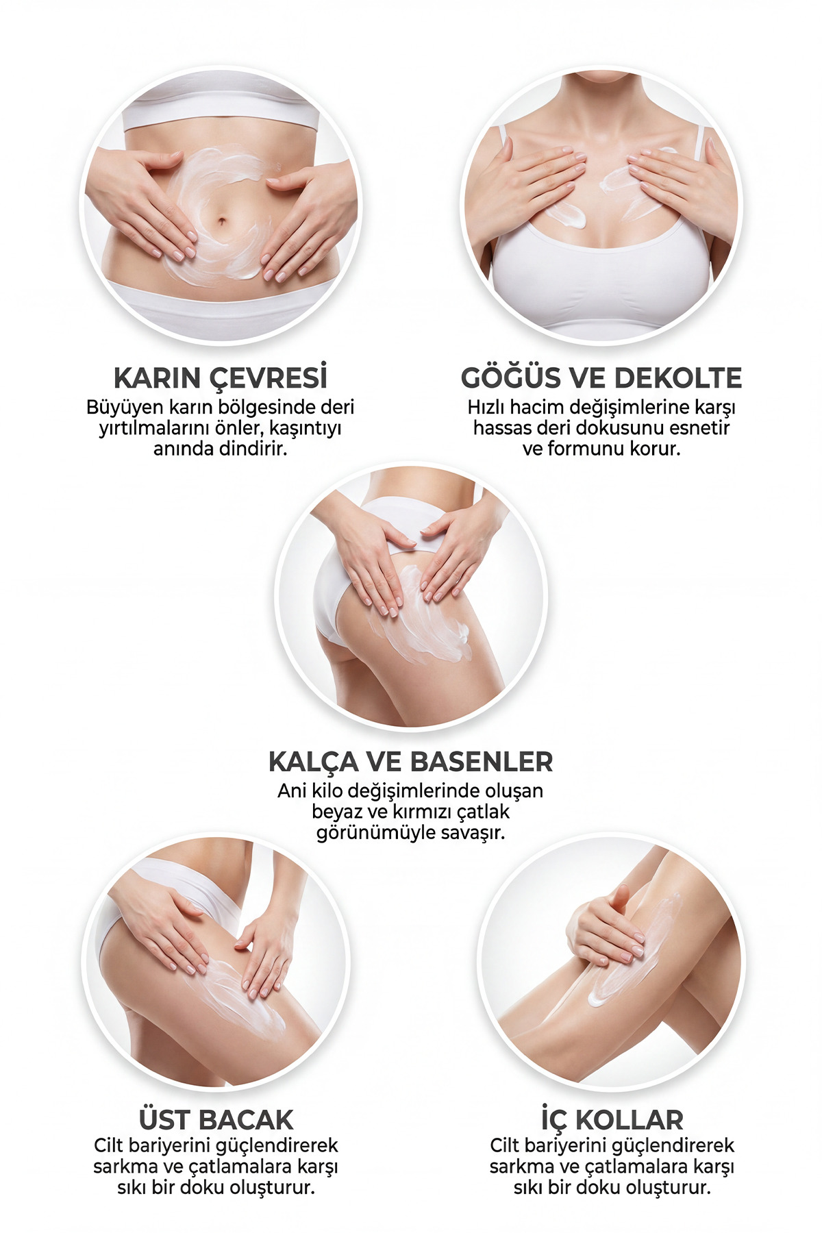 Purebelly Bloom - Hamilelik Öncesi ve Sonrası, Karın Bölgesi İçin Sıkılaştırıcı Çatlak Kremi 100 ML — GENDY-KRM-PPB — تصویر 3 از 5