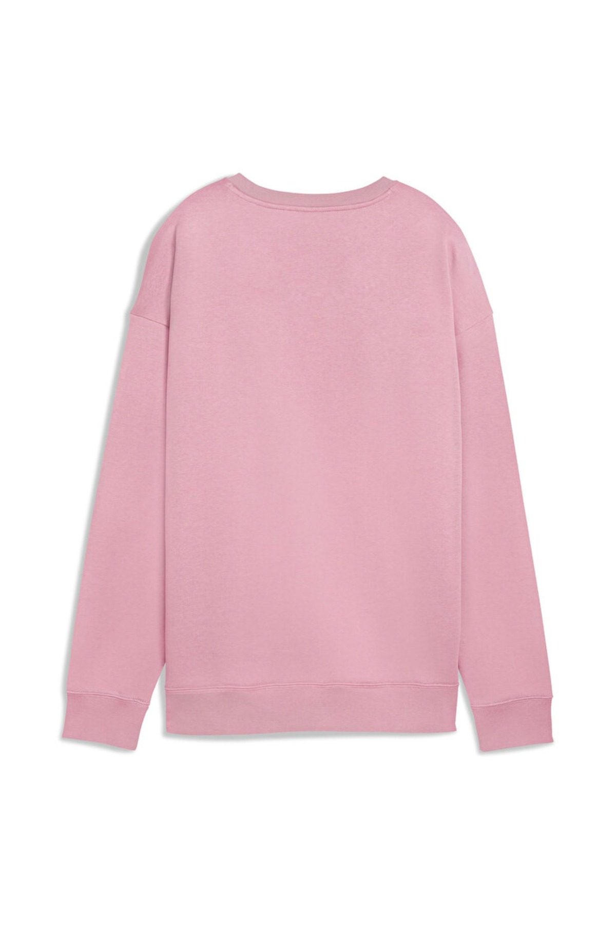 Puma ESS Small Logo Relaxed Crew Pembe Kadın Sweatshirt görsel 2