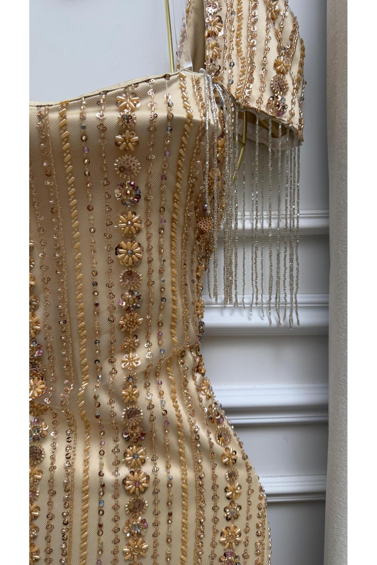 strapless open back dress Elegantly You Dress Rental