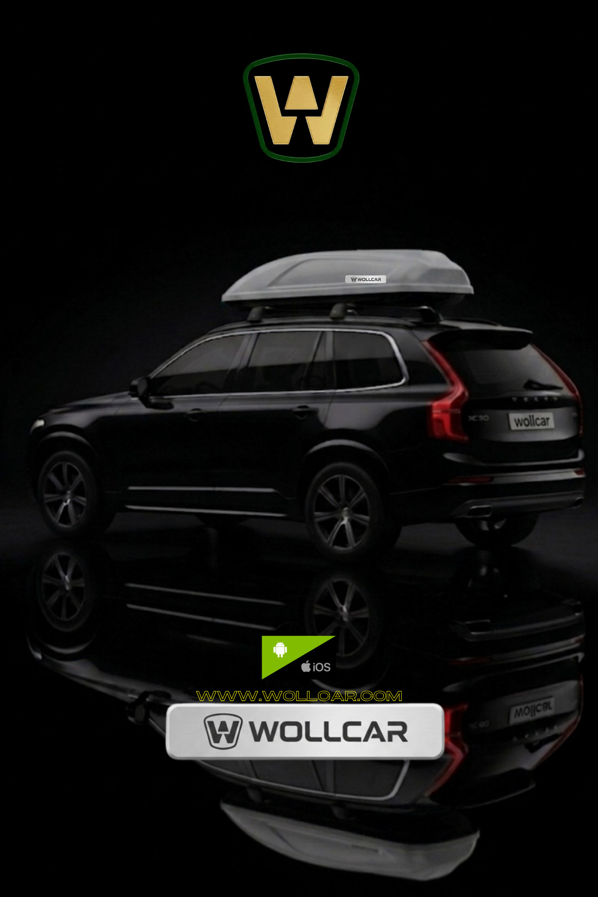 WOLLCAR ZENİTH 450 LİTRE GRİ PORT BAGAJ car roof boxes - Fiyatı
