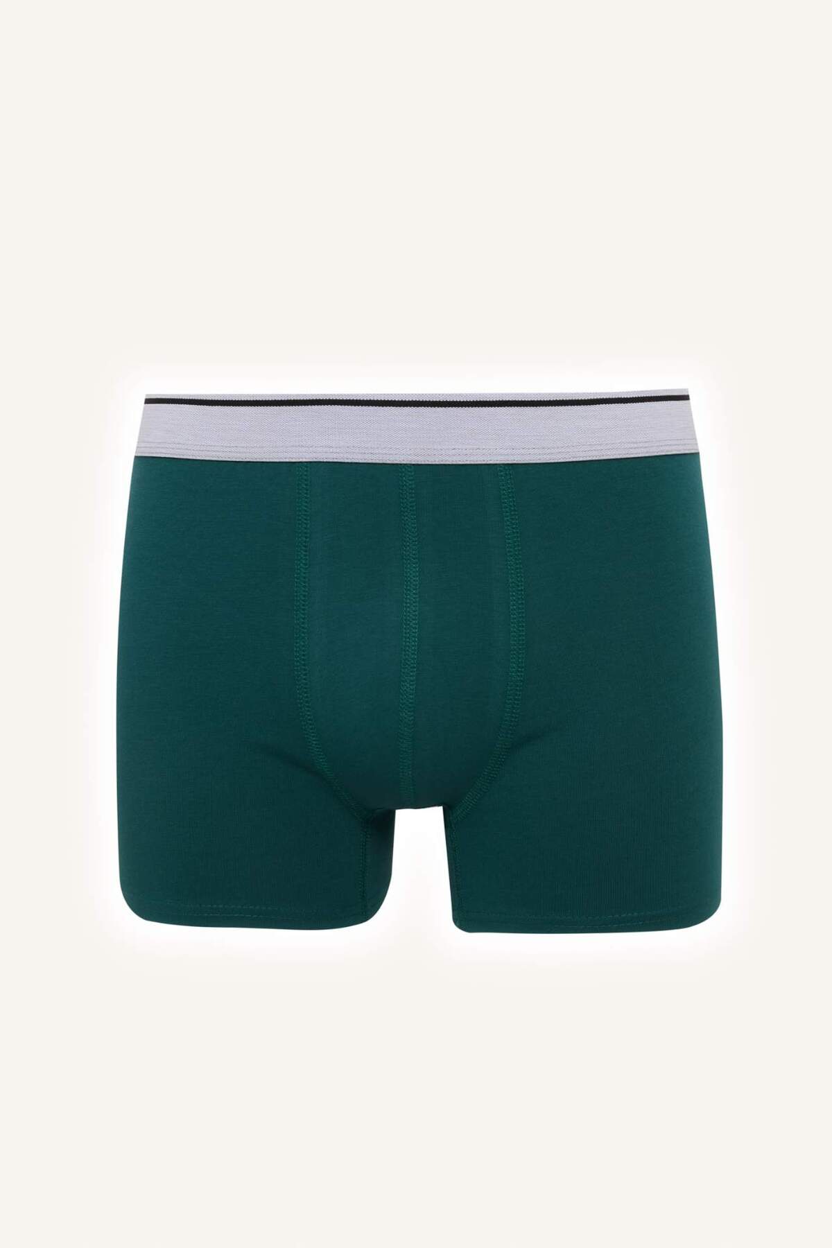 DeFacto Regular Fit Desenli 3'lü Boxer Set H4517AX26SP görsel 2