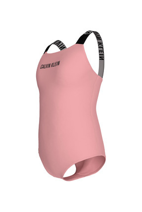 Calvin Klein Pembe Kız Çocuk Baskılı Mayo KY0KY00098TFL